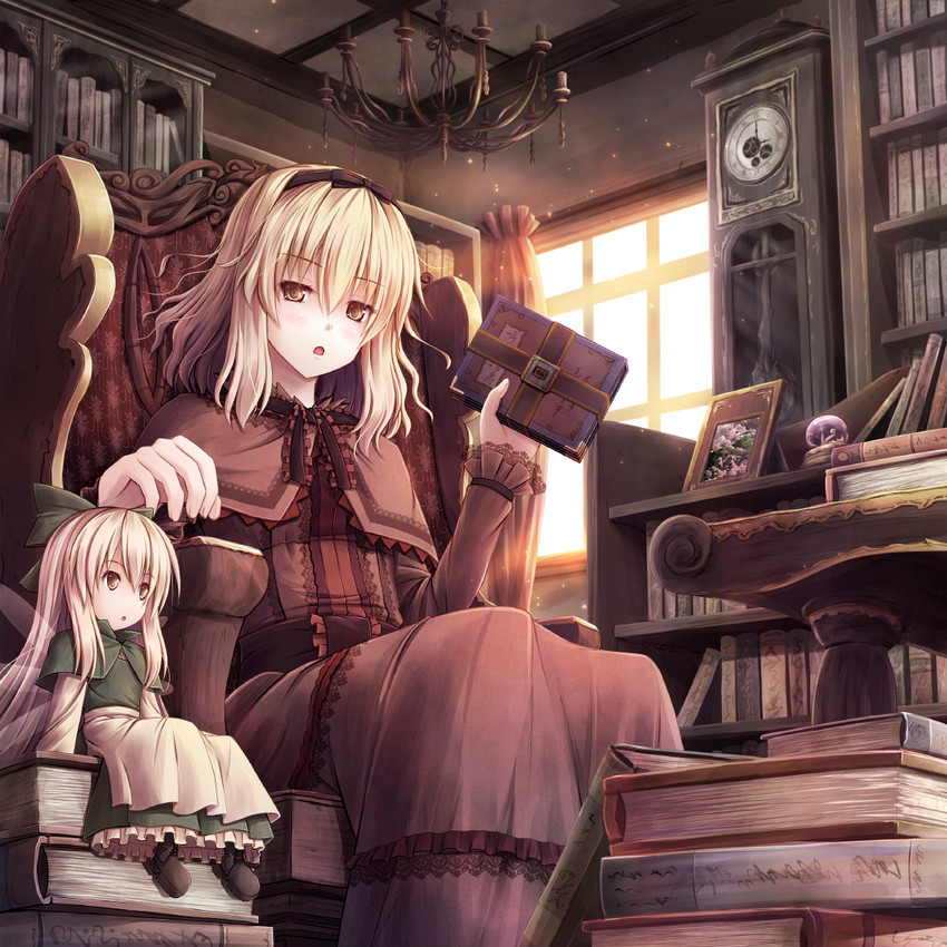 alice margatroid and shanghai doll (touhou) drawn by akashio_(loli_ace)