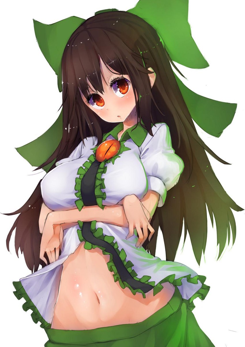 reiuji utsuho (touhou) drawn by oruka_(kamituki0827)