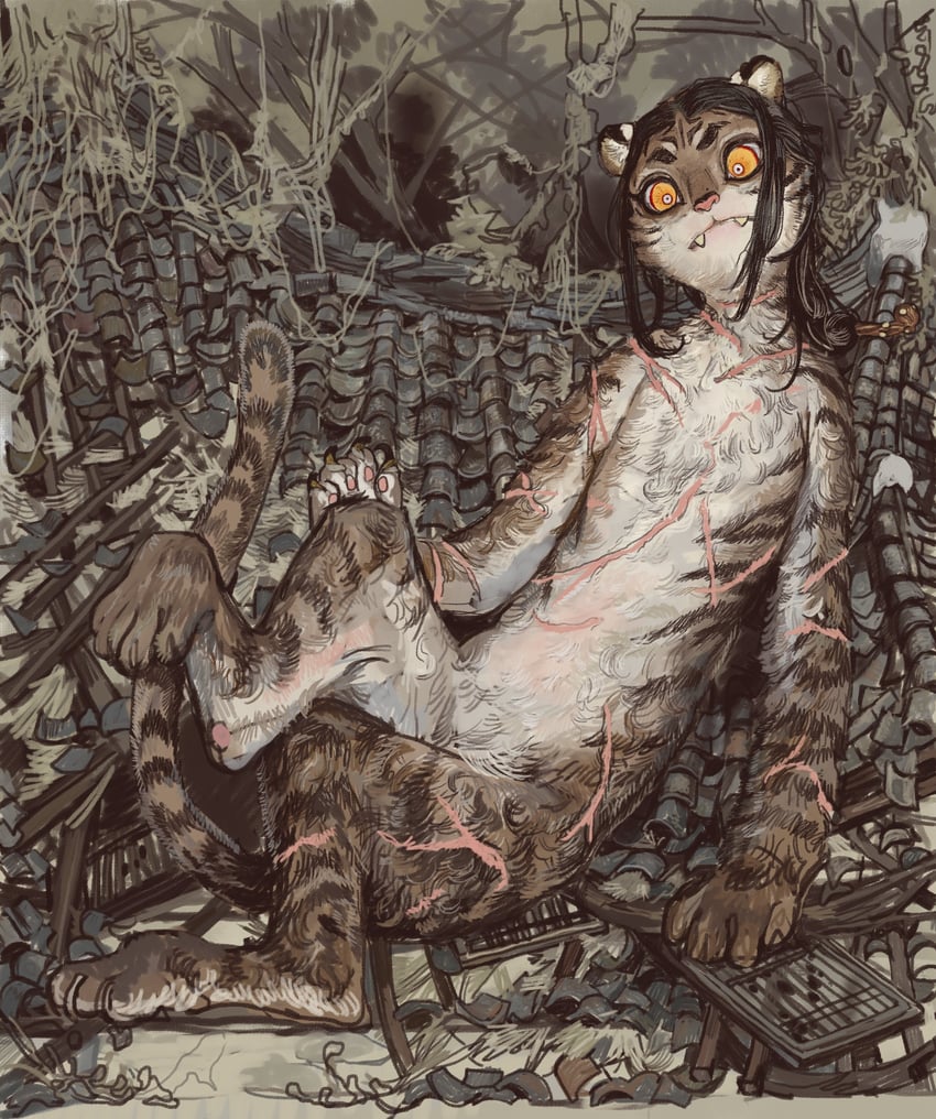 tiger demon (original) drawn by mossacannibalis