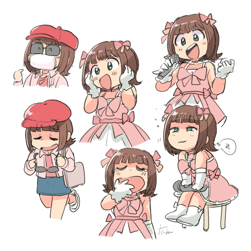 amami haruka (idolmaster and 1 more) drawn by tsubobot