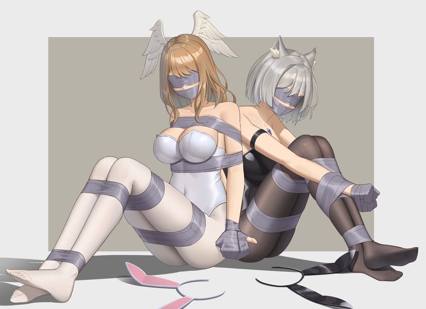 mio and eunie (xenoblade chronicles and 1 more) drawn by wo_cao_xiao