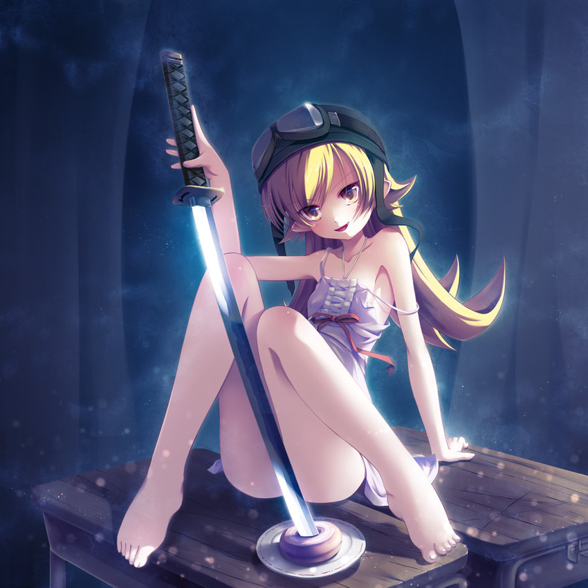 oshino shinobu (monogatari and 1 more) drawn by aruciii
