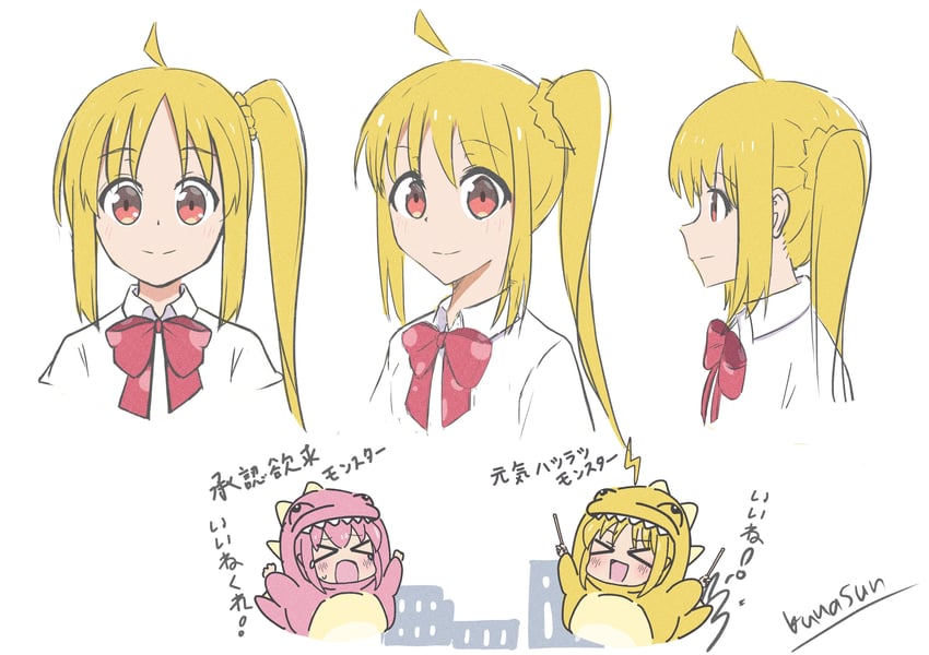 gotoh hitori and ijichi nijika (bocchi the rock!) drawn by kumasun