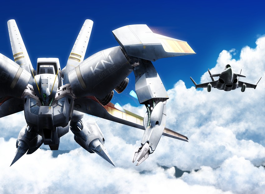 byalant and fly arrow (gundam and 1 more) drawn by yamarata