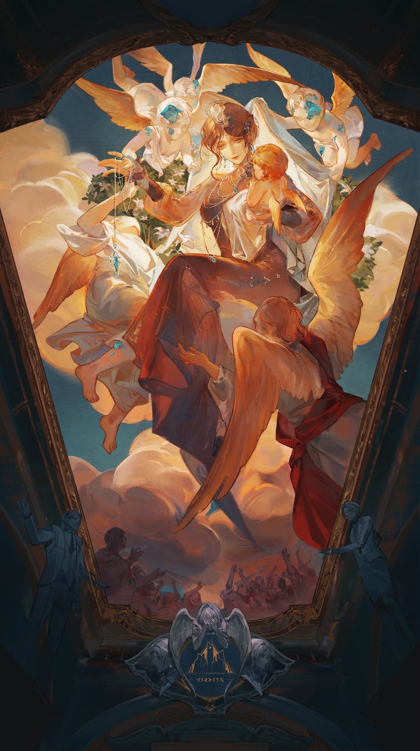 chief, female chief, male chief, and jelena (path to nowhere) drawn by sukly