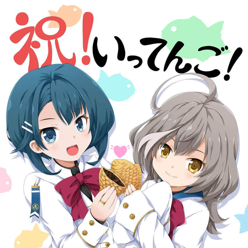 aizawa kazuha and sasaki ran (assault lily) drawn by fukaiton