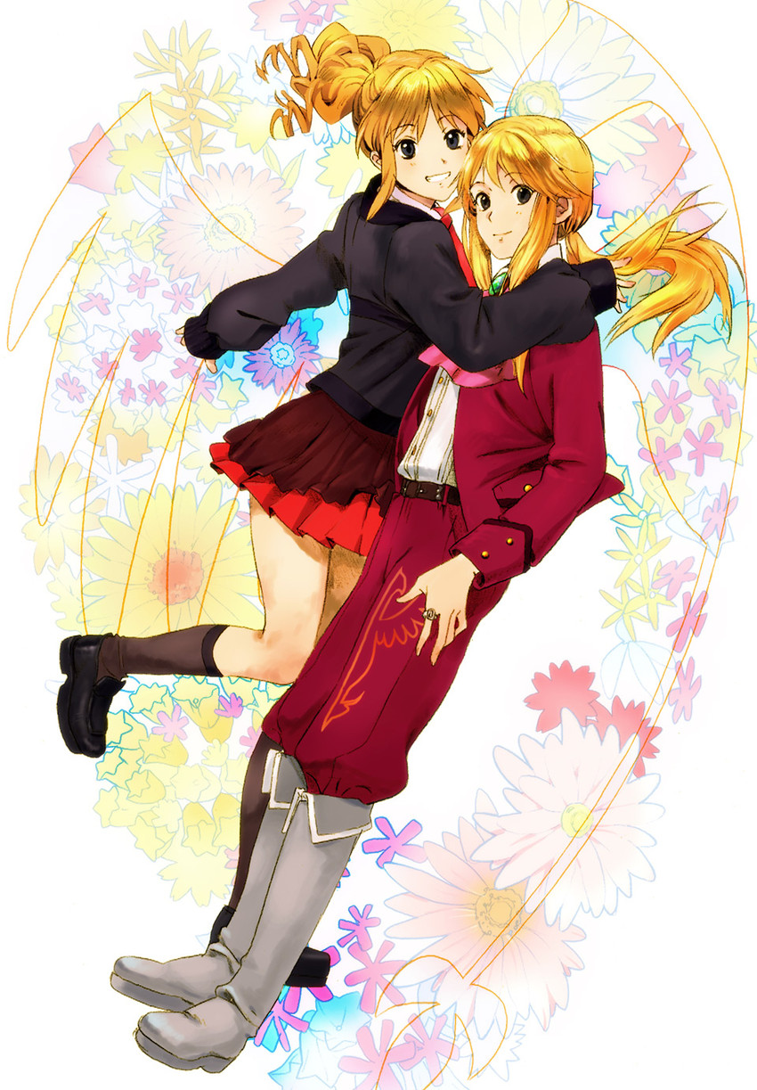 ushiromiya jessica and ushiromiya lion (umineko no naku koro ni) drawn by umishima_senbon