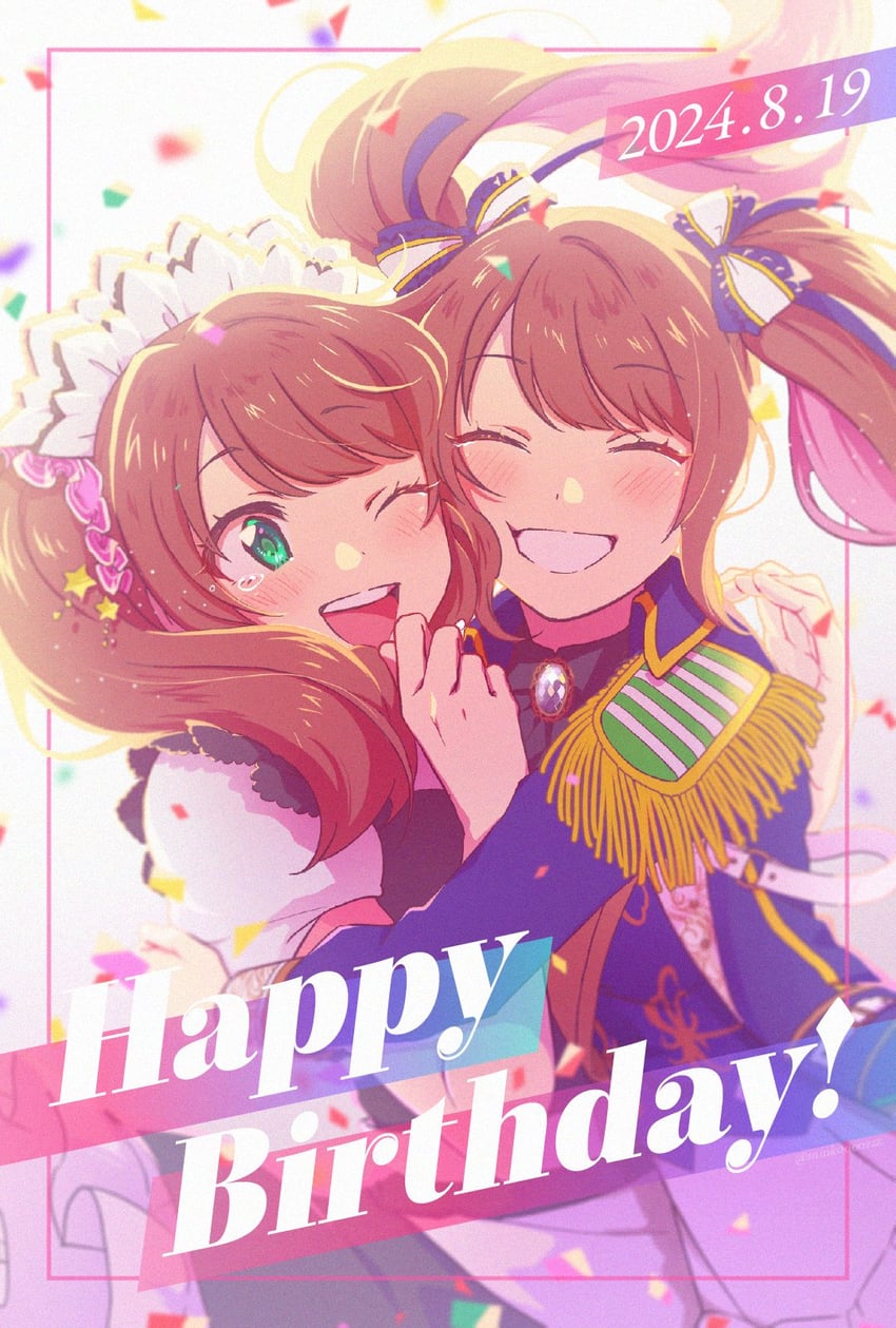 mizushima saki (idolmaster and 1 more) drawn by nemuko_(minkoooozzz)