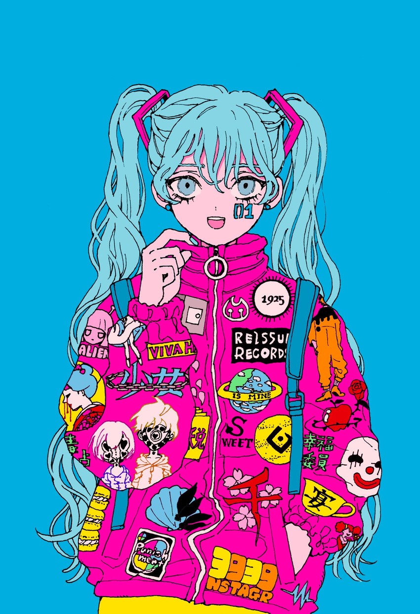 hatsune miku, andromedako, and woz (vocaloid and 23 more) drawn by dddddestroy
