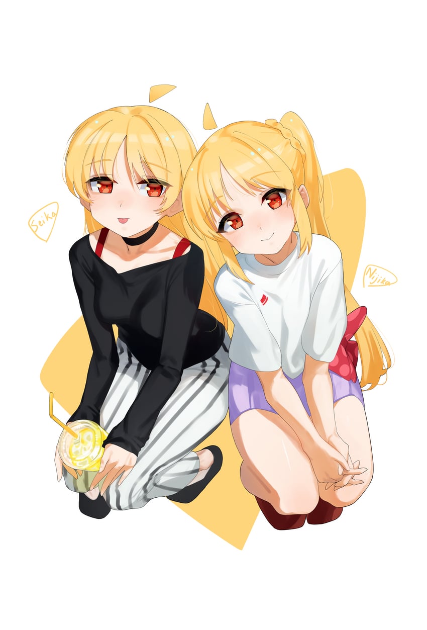 ijichi nijika and ijichi seika (bocchi the rock!) drawn by eltir