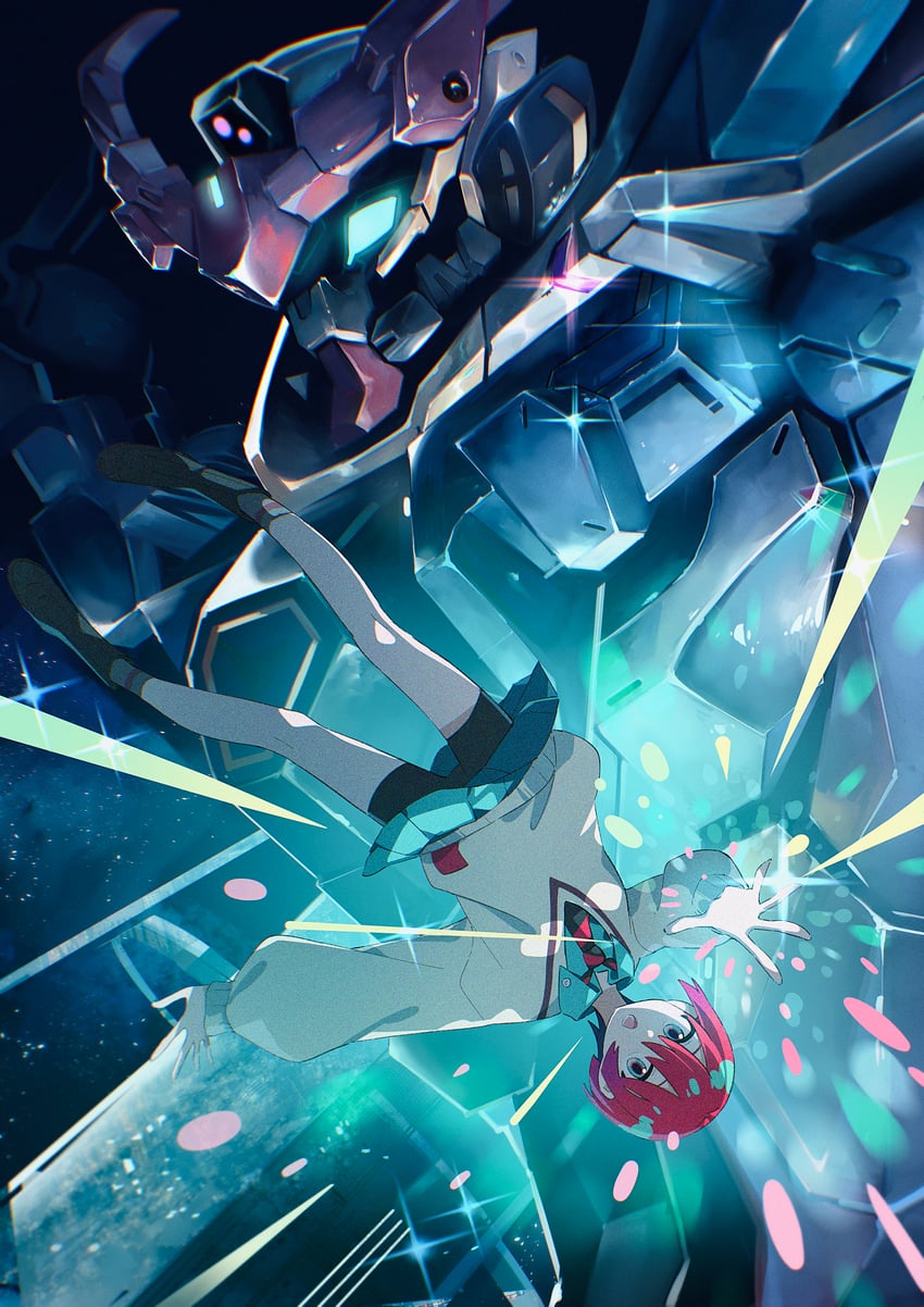amate yuzuriha and gquuuuuux (gundam and 1 more) drawn by hitoiki