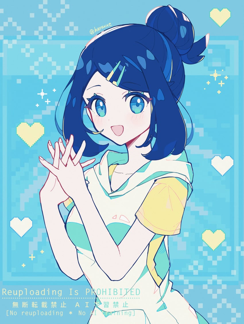 liko (pokemon and 1 more) drawn by haru_(haruxxe)