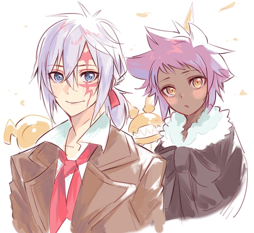 allen walker, timcanpy, and road kamelot (d.gray-man) drawn by george_man