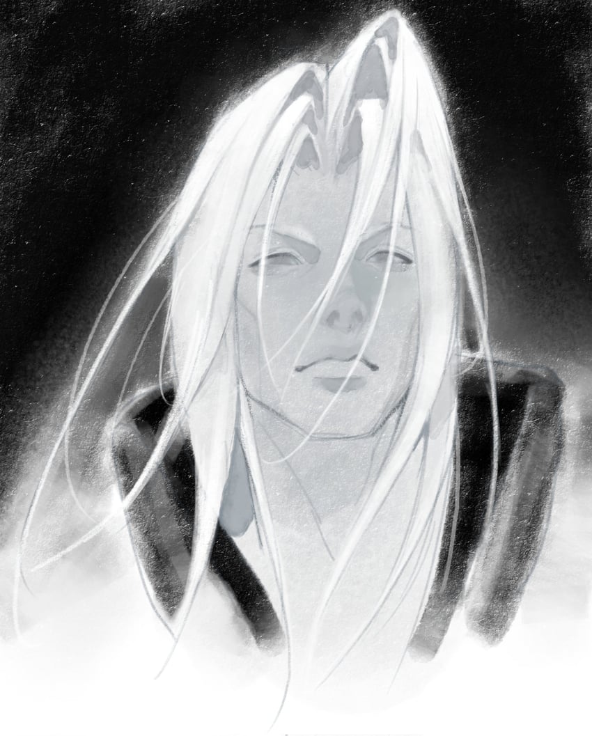 sephiroth (final fantasy and 1 more) drawn by shyuuwei