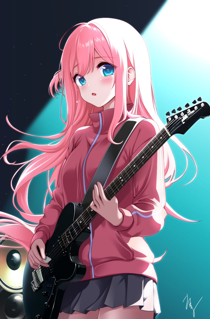 gotoh hitori (bocchi the rock!) drawn by takuma_(takumo7121)