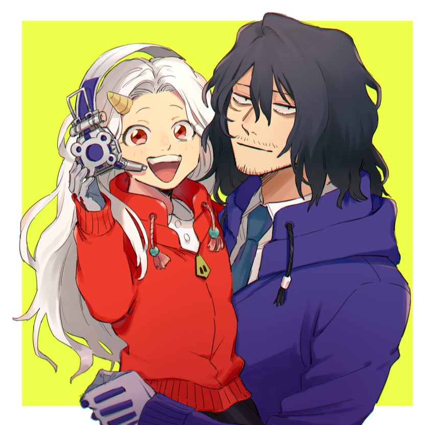 aizawa shota and eri (boku no hero academia) drawn by rnuyvm