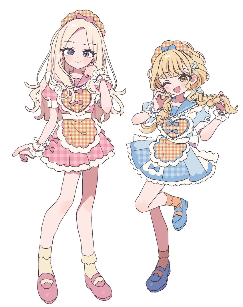 fujita kotone and juo sena (idolmaster and 1 more) drawn by pnt_0202