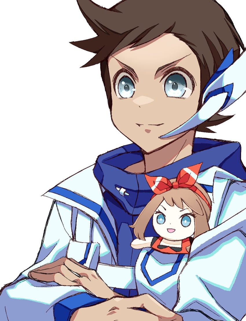 may and brendan (pokemon and 2 more) drawn by mochi_(g_mochi)