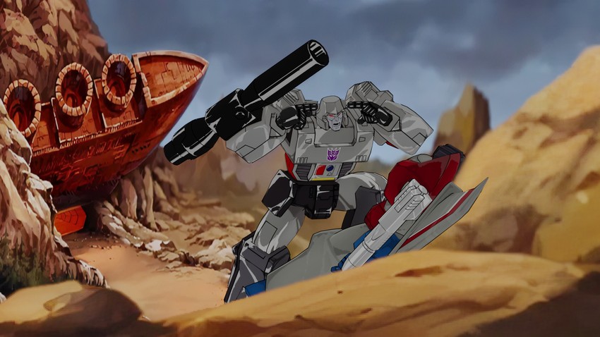 megatron and starscream (transformers and 2 more) drawn by drawfag