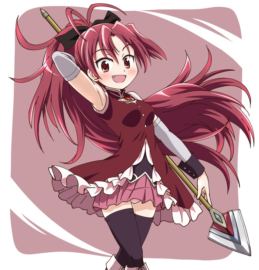 sakura kyoko (mahou shoujo madoka magica and 1 more) drawn by inoue_kouji