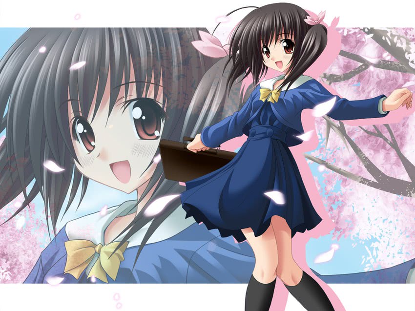 yuzuhara konomi (to heart and 1 more) drawn by noritama_(gozen)