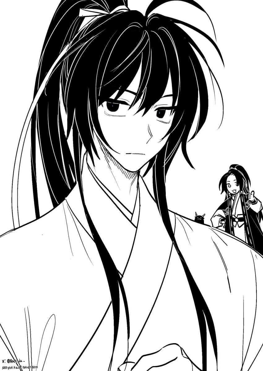 zaha, seol young, and oni (jinhongi) drawn by bakku_(fspz4427)