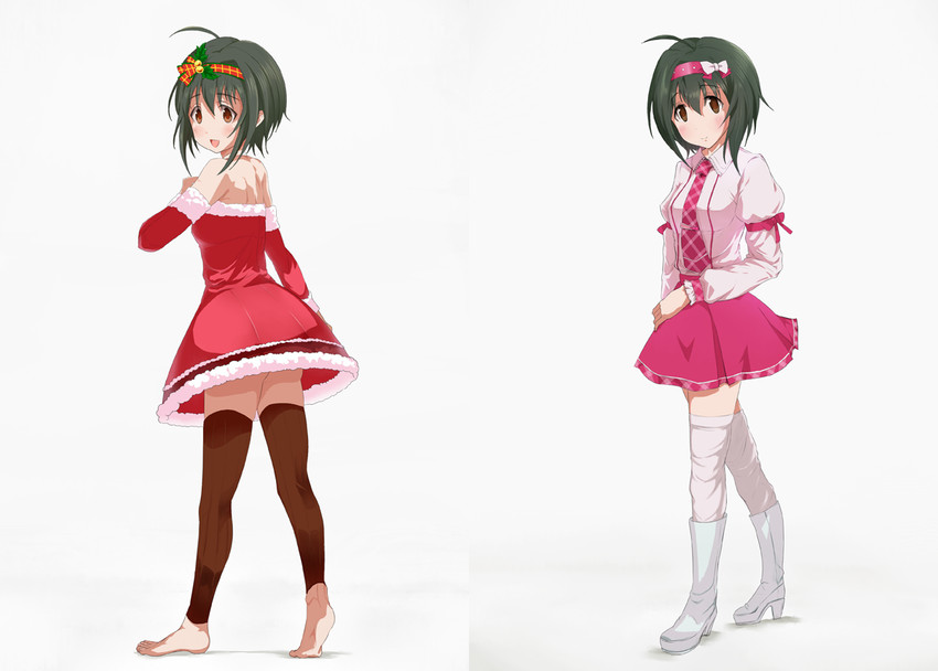 kohinata miho (idolmaster and 1 more) drawn by kenshin_(kenshin3)