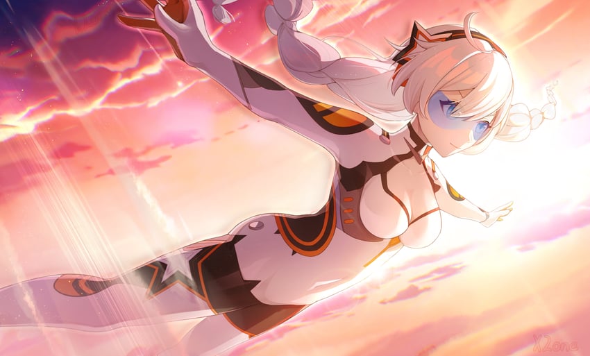 kiana kaslana (honkai and 1 more) drawn by hamilundenongdizhe