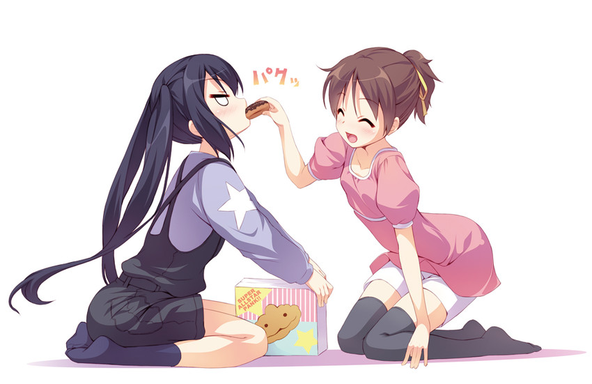 nakano azusa and hirasawa ui (k-on!) drawn by senji_(tegone_spike)