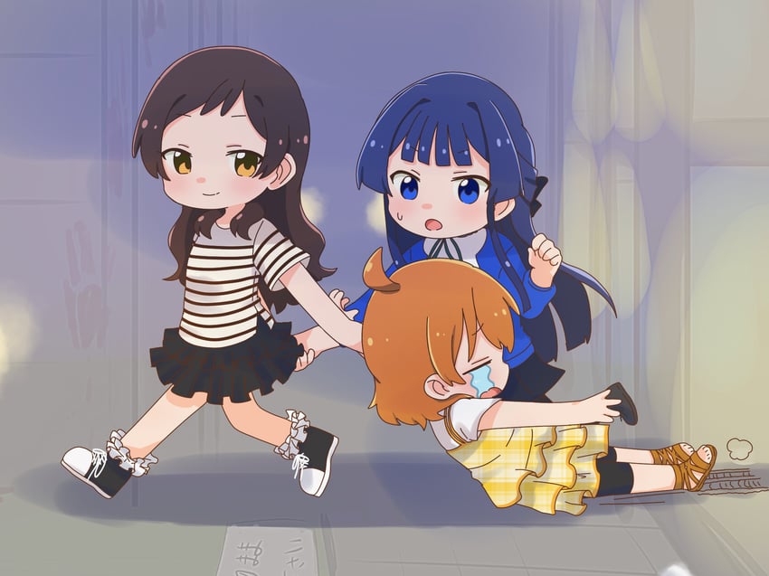 kitazawa shiho, mogami shizuka, and yabuki kana (idolmaster and 1 more) drawn by hutaba