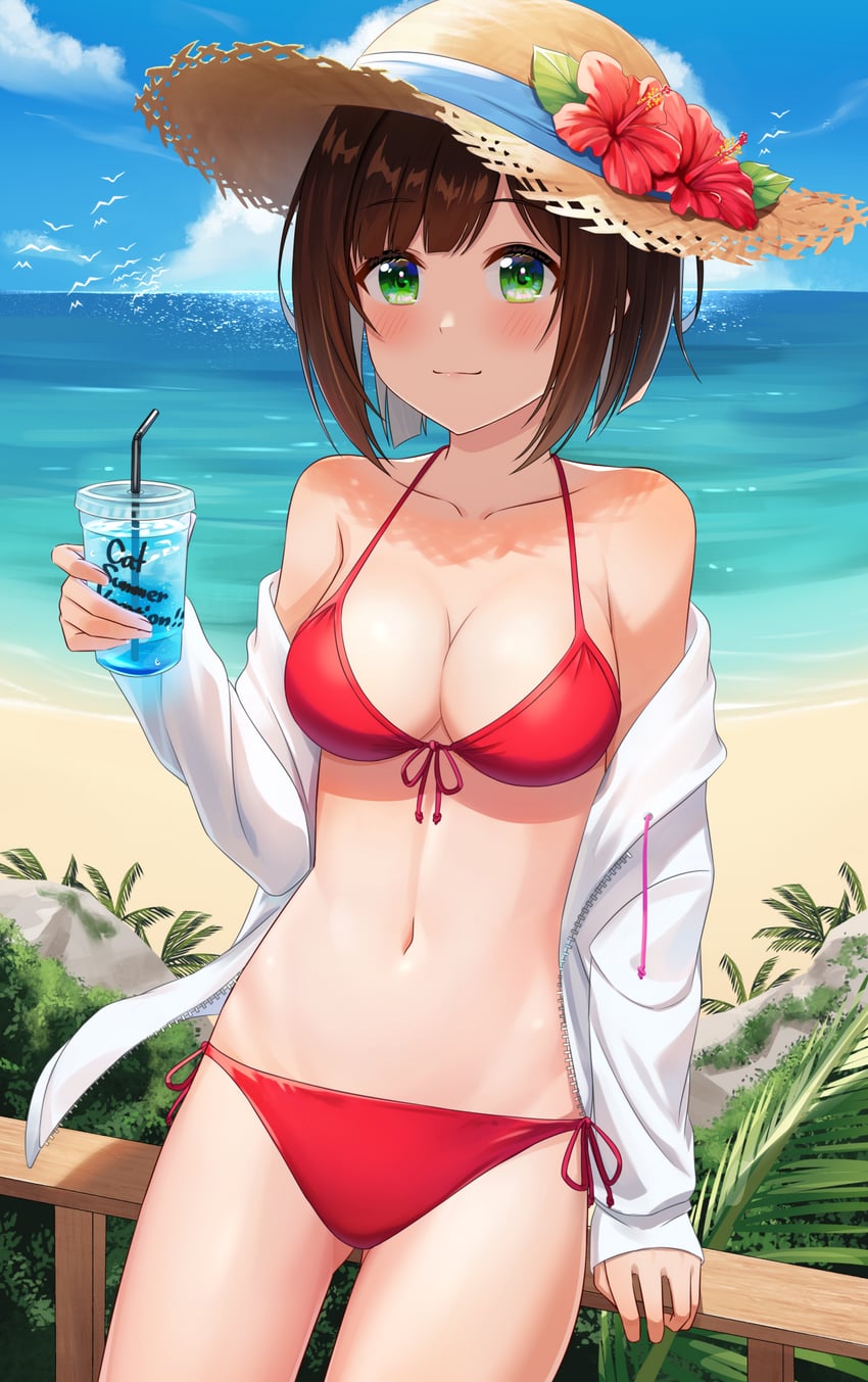 maekawa miku (idolmaster and 1 more) drawn by kurageso
