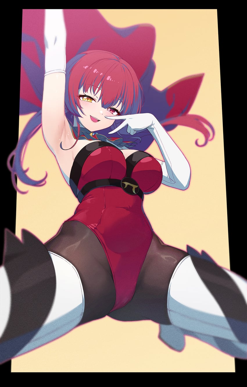 houshou marine (hololive and 1 more) drawn by angcha