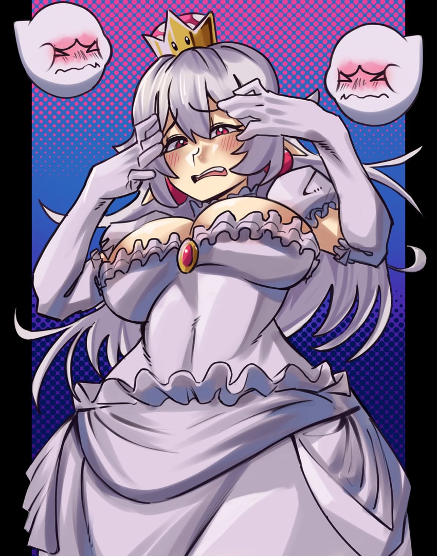 princess king boo (mario and 2 more) drawn by moxydraws