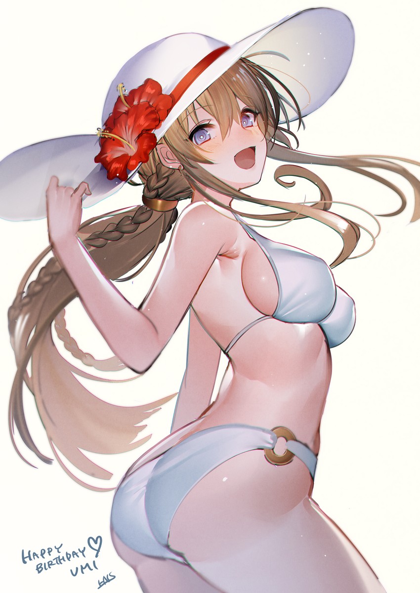 kousaka umi (idolmaster and 1 more) drawn by hanusu