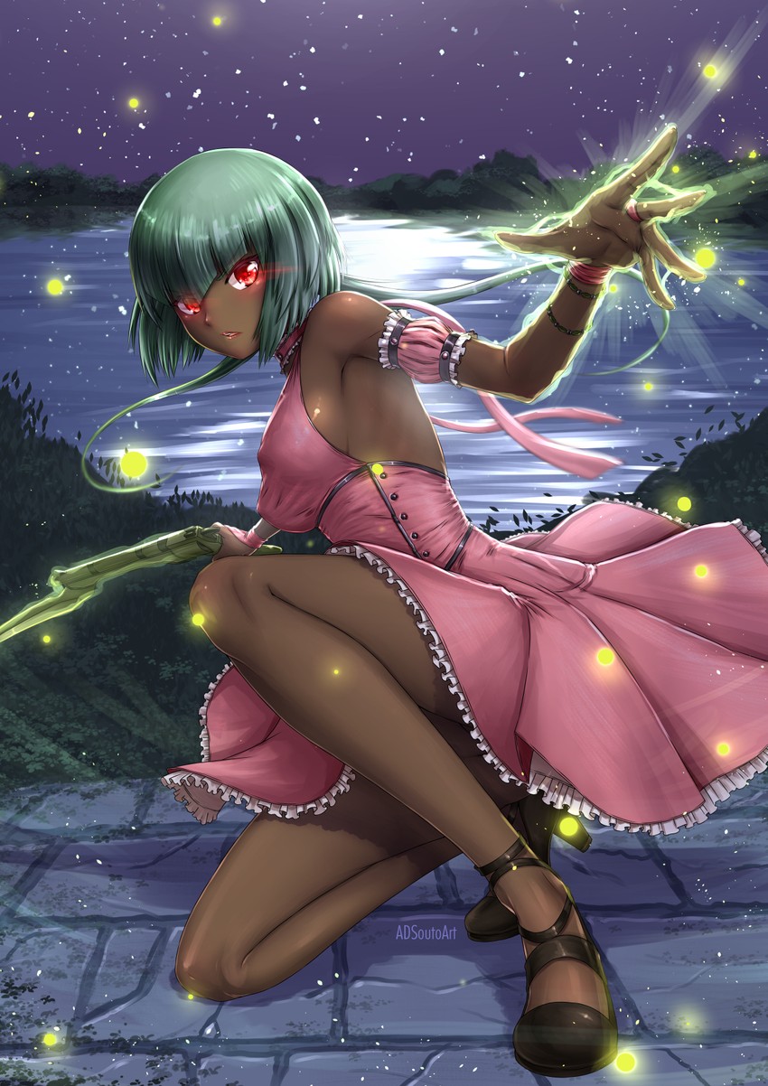 emerald sustrai (rwby) drawn by adsouto