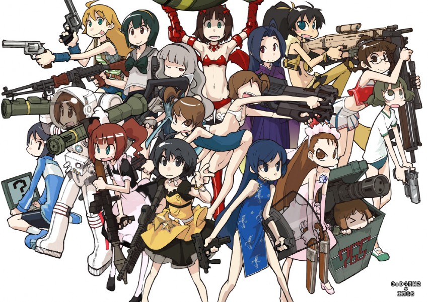 hoshii miki, kisaragi chihaya, amami haruka, kikuchi makoto, shijou takane, and 12 more (idolmaster and 6 more) drawn by tugeneko