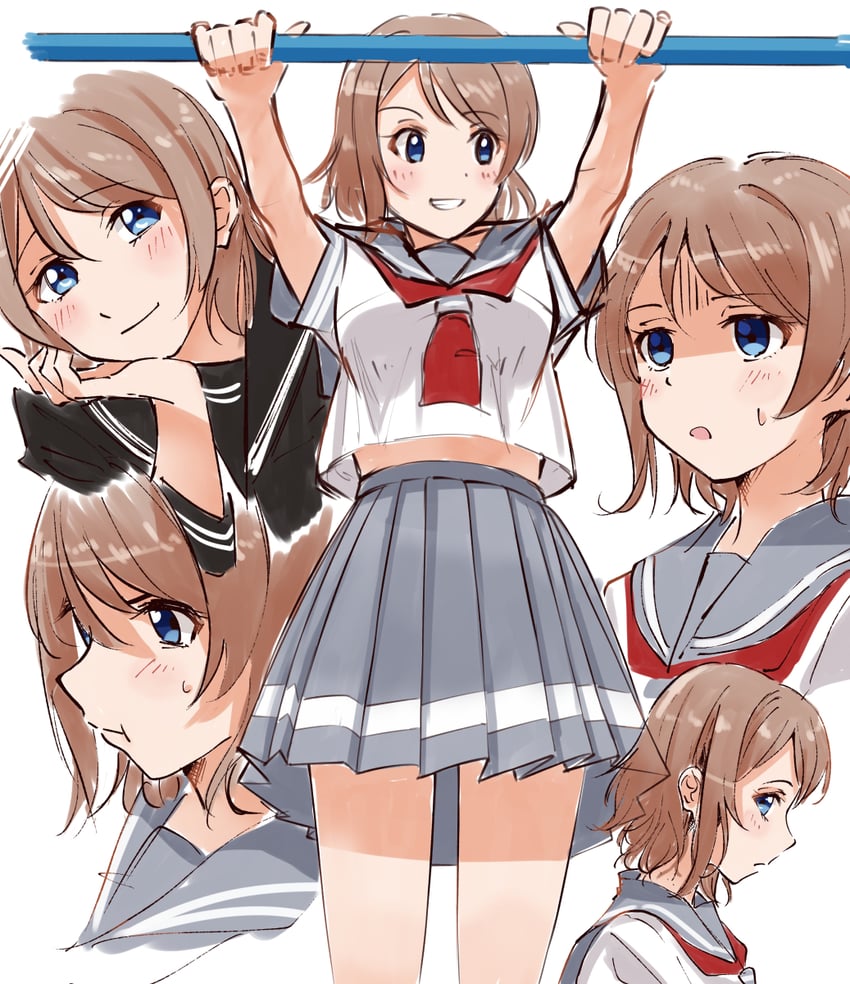 watanabe you (love live! and 1 more) drawn by skt_(ryxxxxx)