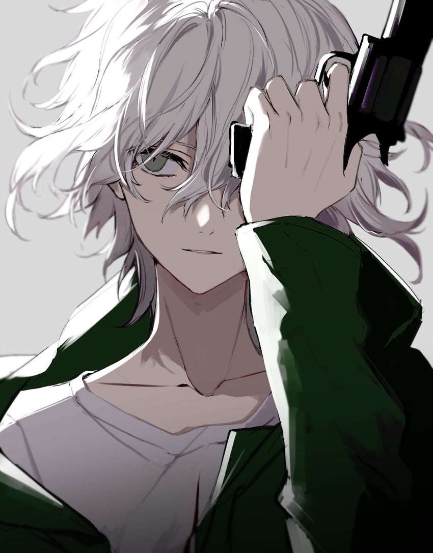 komaeda nagito (danganronpa and 1 more) drawn by nozz177