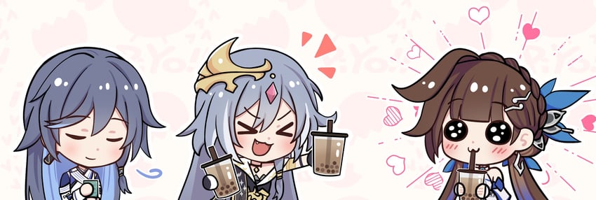 fu hua, herrscher of sentience, and li sushang (honkai and 1 more) drawn by zva_41