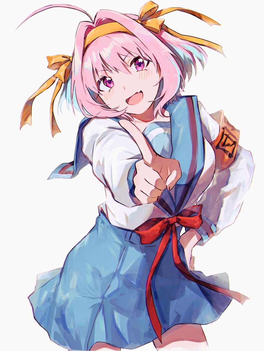 suzumiya haruhi and yumemi riamu (idolmaster and 2 more) drawn by hamachamu