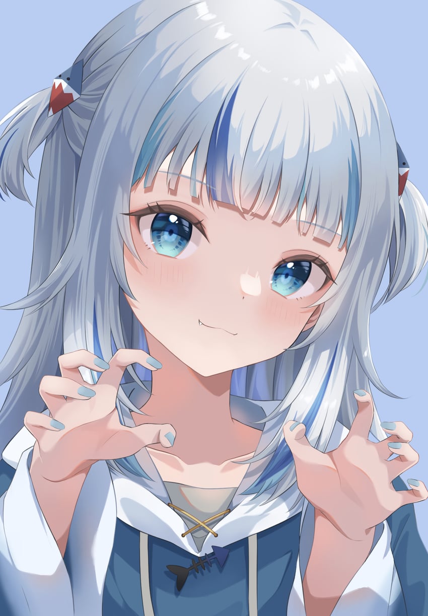 gawr gura (hololive and 1 more) drawn by shinshia_(sinsia_0928)