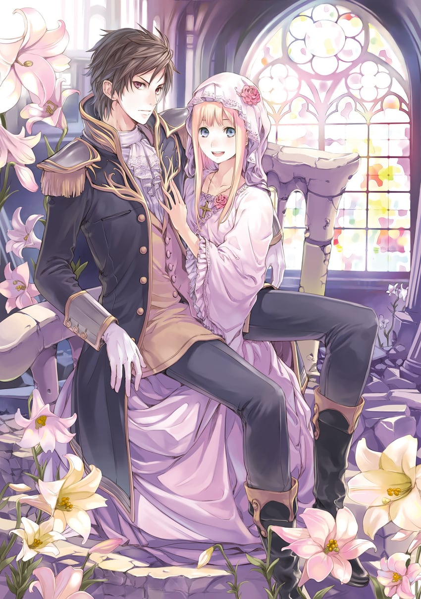 kashburn licen and alicia licen (shinigamihime no saikon) drawn by kishida_mel