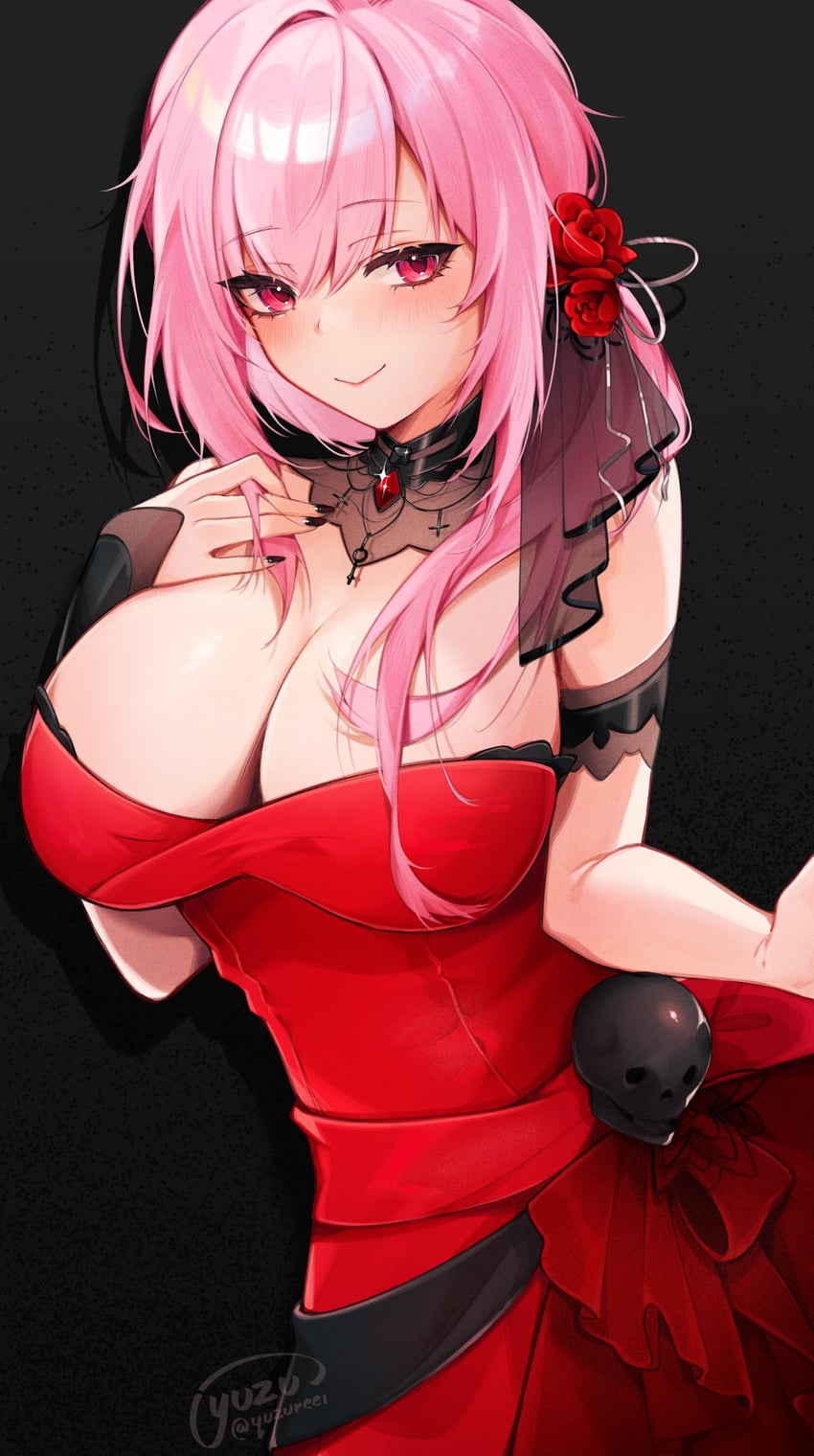 mori calliope (hololive and 1 more) drawn by yuzureei