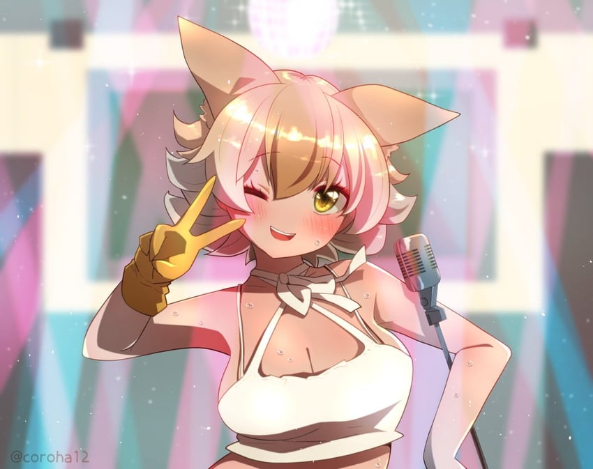 coyote (kemono friends and 1 more) drawn by coroha