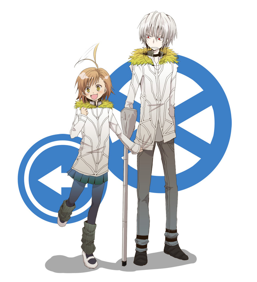 accelerator and last order (toaru majutsu no index) drawn by komeme