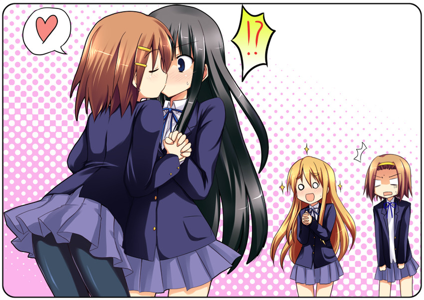 akiyama mio, hirasawa yui, tainaka ritsu, and kotobuki tsumugi (k-on!) drawn by akane_souichi