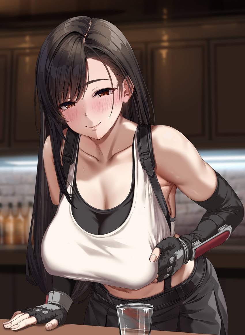 tifa lockhart (final fantasy and 2 more) drawn by jack_dempa
