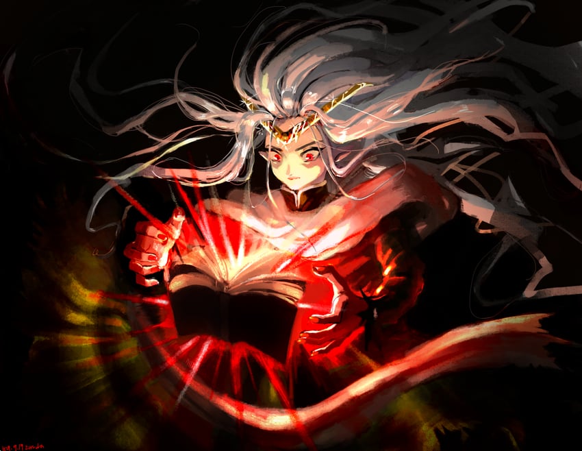 runelord (puyopuyo and 1 more) drawn by yudeedamame_(zundamame)