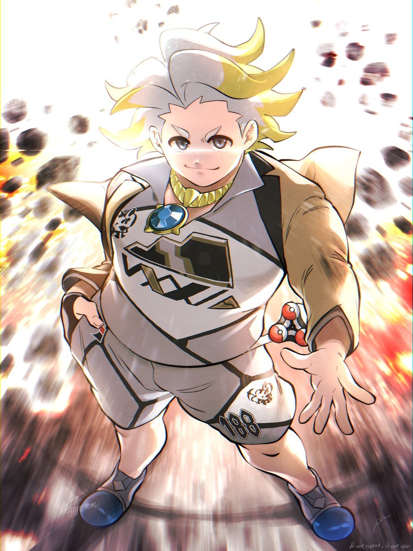 gordie (pokemon and 1 more) drawn by paa_(drgnstom)