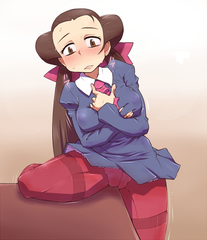 roxanne (pokemon and 1 more) drawn by hun_(uyonis)